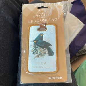 Derek Blue Bird Luggage Tag